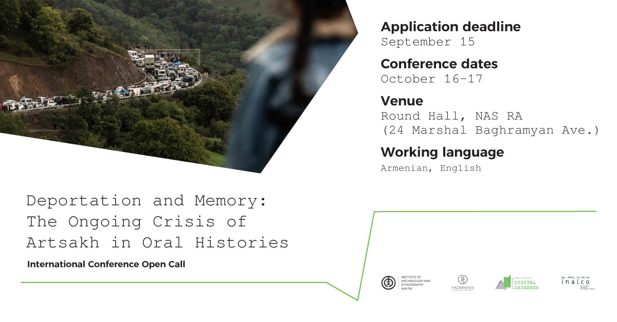 Deportation and Memory: The Ongoing Crisis of Artsakh in Oral Histories